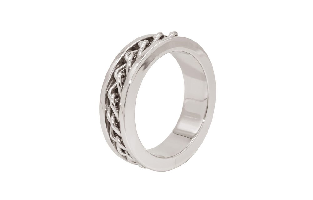 Cock ring with chain link | Strong erection & long-lasting