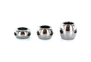 Ovaler Ballstretcher aus Edelstahl mit luxuriösem Design und verstellbarer Schraube