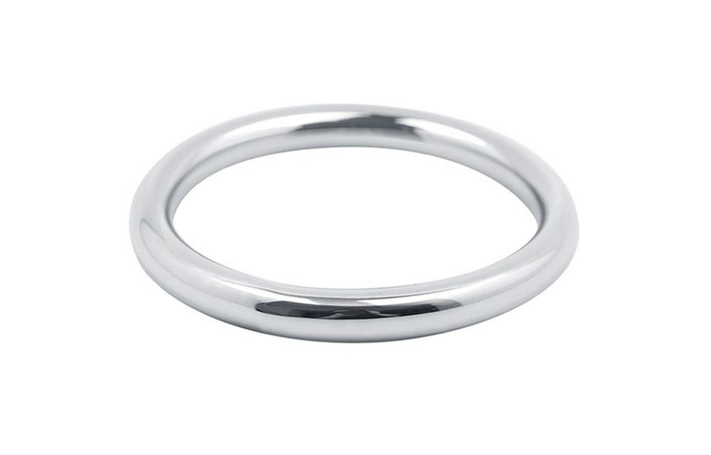 Stainless Steel Cock Ring Standard - Firmer Erections & Better Orgasms