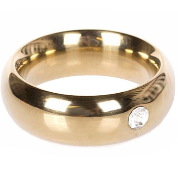 Donut Cockring Gold With Jewel | Popular & Stylish