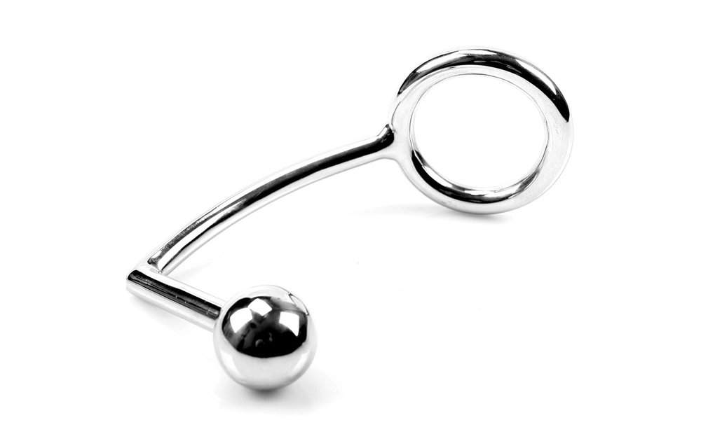 Stainless Steel Cock Ring With Anal Lock | Kiotos Anallock