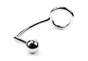 Stainless Steel Cock Ring With Anal Lock | Kiotos Anallock