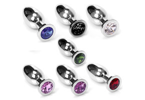 Stainless Steel Butt Plug With Jewel