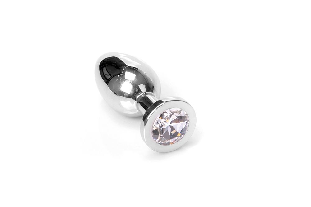 Stainless Steel Butt Plug With Jewel