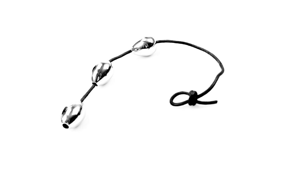 Anal Eier aus Edelstahl - 3 Stck.