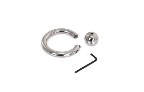 Cockring Steel With Ball