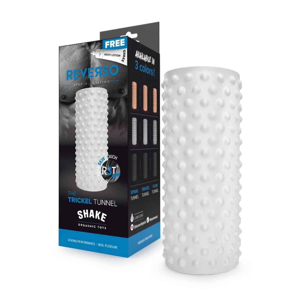 The Trickel Reversible Masturbator | Gratis Glijmiddel & Lotion