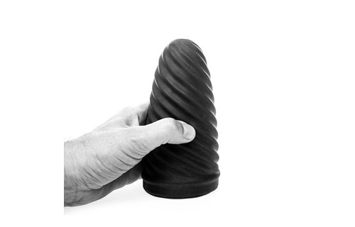 All Black Masturbator Loop – Geribbeld, zacht & veilig