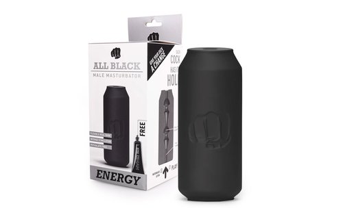 All Black Energy Masturbator – Realistisch & Ultiem Genot