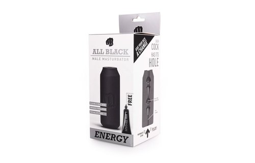 All Black Energy Masturbator – Realistisch & Ultiem Genot