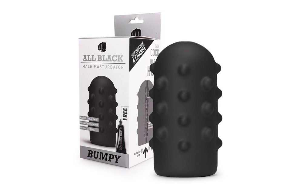 All Black Masturbator Bumpy – Komfort & einzigartige Stimulation