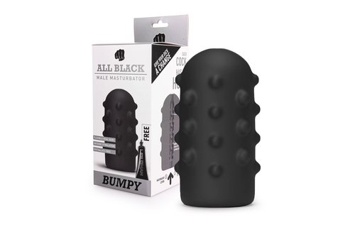 All Black Masturbator Bumpy – Komfort & einzigartige Stimulation