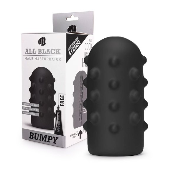 All Black Masturbator Bumpy – Komfort & einzigartige Stimulation