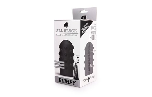 All Black Masturbator Bumpy – Komfort & einzigartige Stimulation
