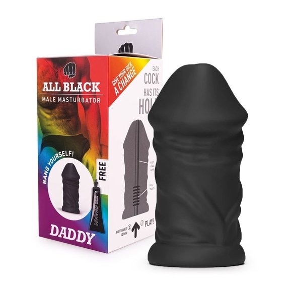 All Black Masturbator Daddy – Detailreich & geschmeidig