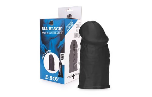 All Black Masturbator E-Boy