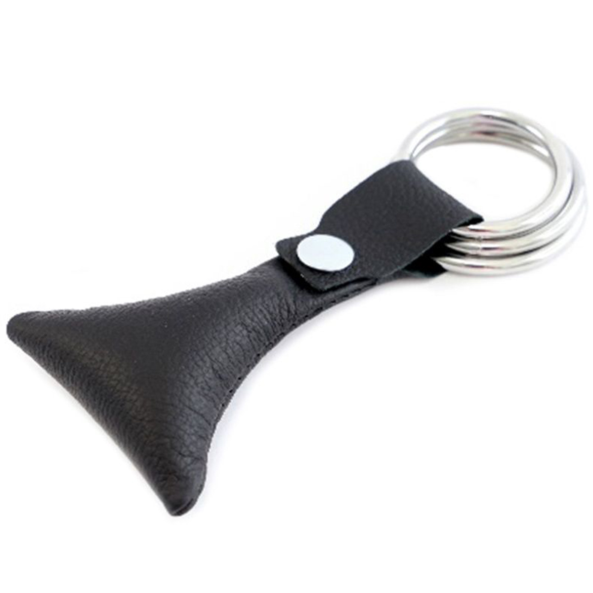 Cockring Set with Leather Ball Sack Weight 40-50 mm