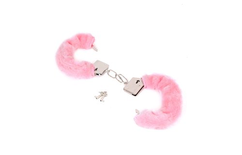 Thin Metal Handcuffs with Fur | Beginner Set for Women