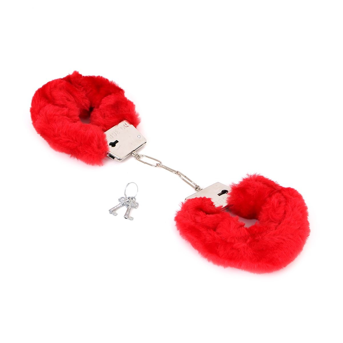 Thin Metal Handcuffs with Fur | Beginner Set for Women