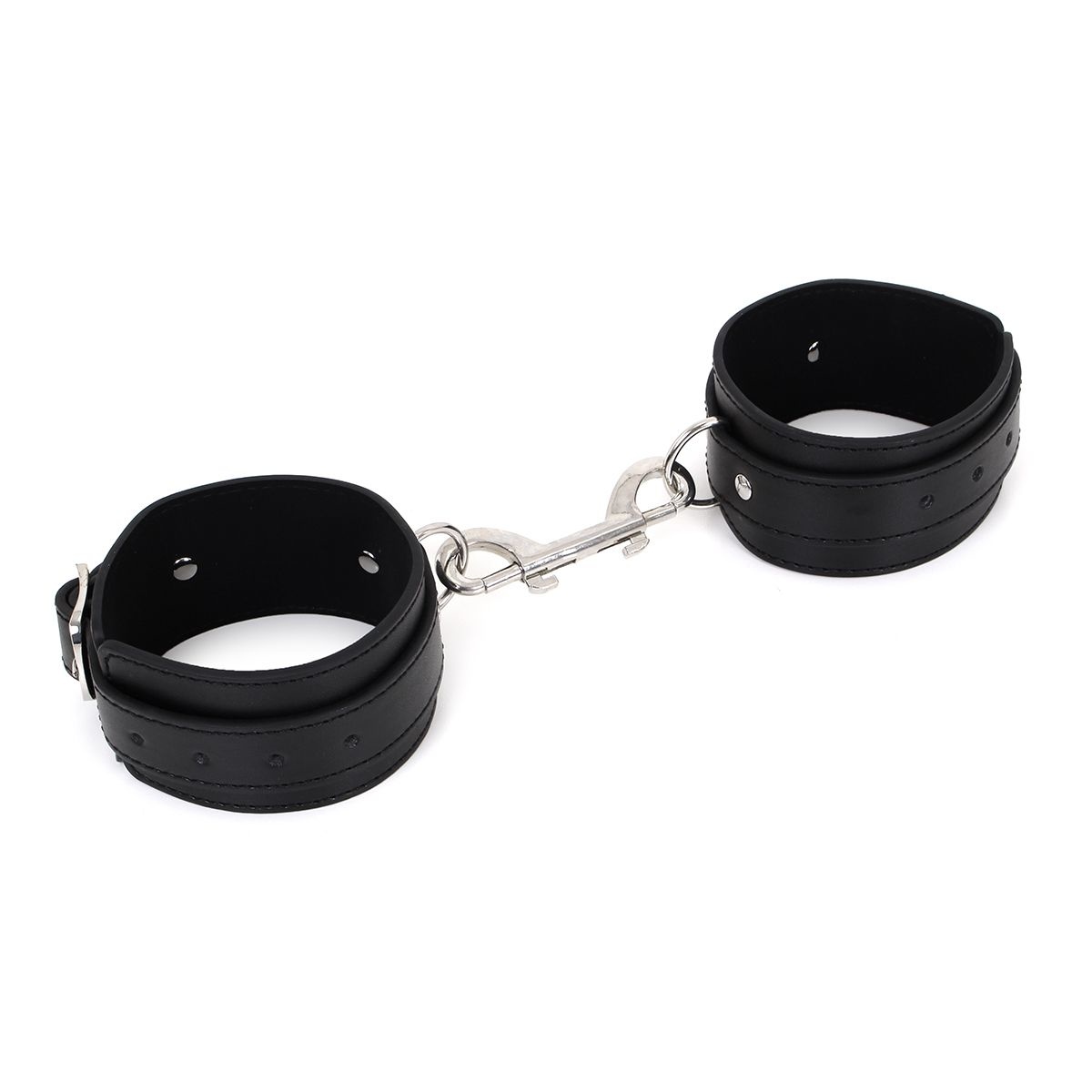 Ankle cuffs with double hook – PU leather for him & her