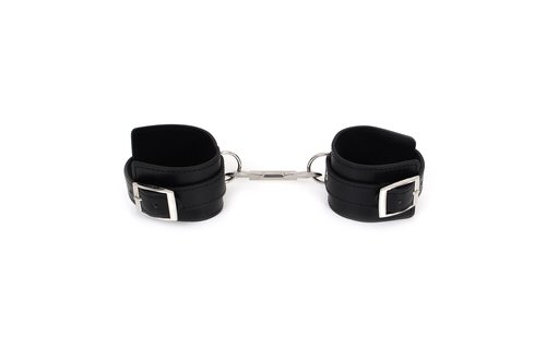Handcuffs with double hook – PU leather, for him & her