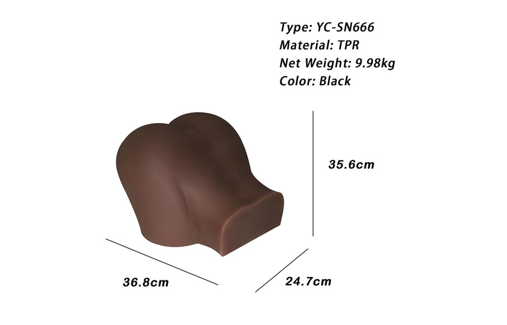 Levensechte Large Ass & Pussy Masturbator – Realistische Seks