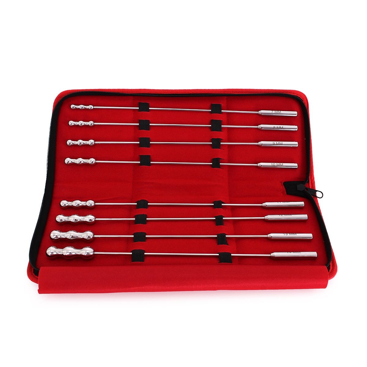 Urethral-Dilatator-Perlen-Set – 8 Edelstahlgrößen