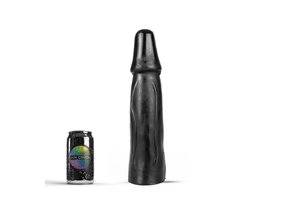 Schwarzer riesiger Analdildo 33,5 cm – Dark Crystal XXL