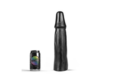 Schwarzer riesiger Analdildo 33,5 cm – Dark Crystal XXL