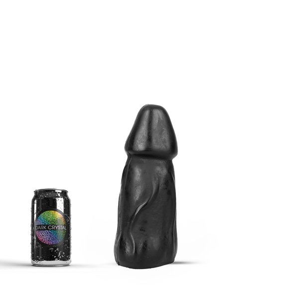 Zwarte Gigantische Anale Dildo 25 cm | Dark Crystal XXL