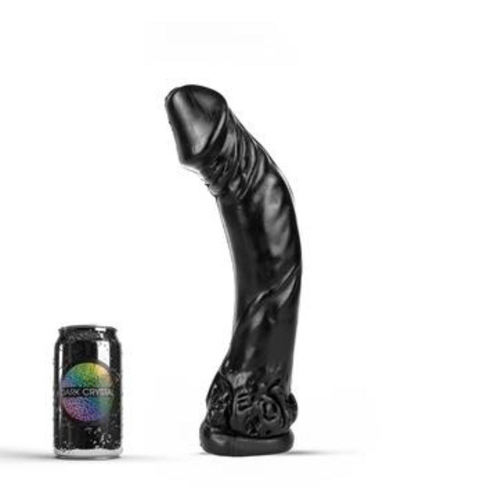 Dark Crystal Schwarzer Riesen-Dildo XXL 35 x 7cm
