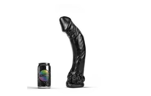 Schwarzer Riesen-Dildo XXL 35 x 7cm