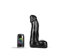 Schwarzer Giant Dildo 27,5 cm – Groß & Flexibel Dark Crystal