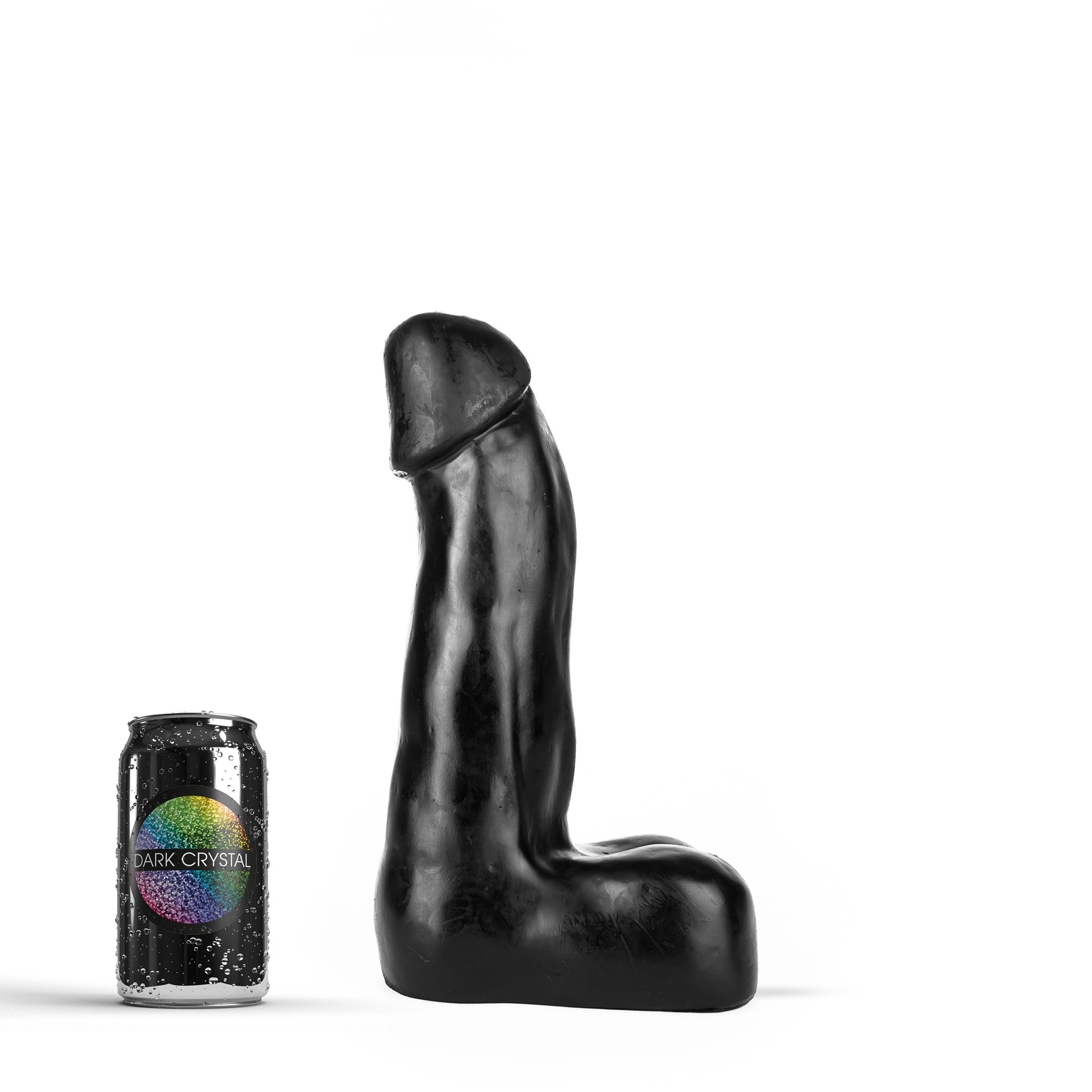 Schwarzer Giant Dildo 27,5 cm – Groß & Flexibel Dark Crystal