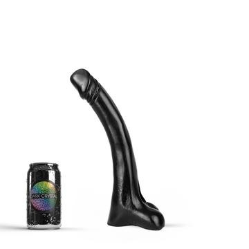 Zwarte Gigantische Dildo 27 X 3,8 Cm – Dark Crystal XXL