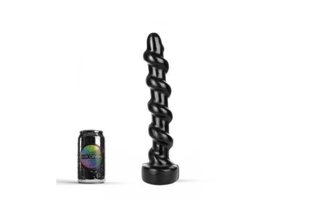 Black Giant Anal Dildo 33 cm | Dark Crystal Vinyl