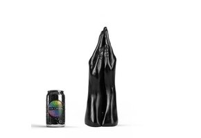 Schwarz Giant Double Fist Dildo 32 x 8,9cm