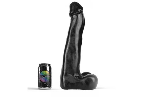 Schwarzer Riesendildo XXL 39 cm – Dark Crystal Flexibel