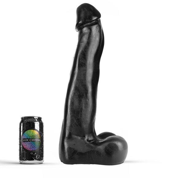 Schwarzer Riesen-Dildo XXL 39 x 7.6cm