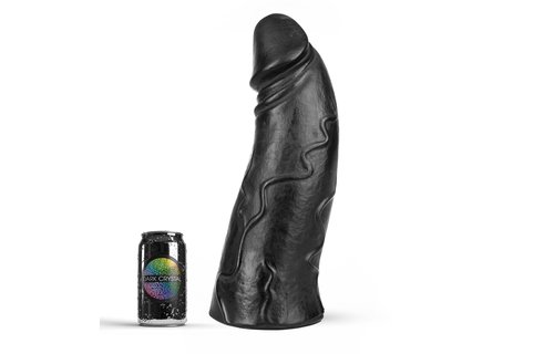 Schwarzer Riesen-Dildo 38.5 x 12.1cm