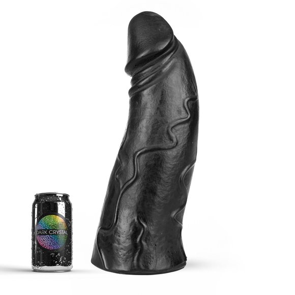 Schwarzer Riesen-Dildo 38.5 x 12.1cm