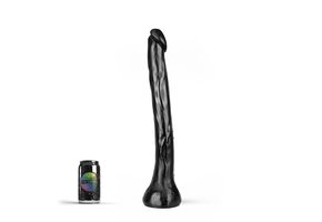 Black Giant Anal Dildo XXL 52 cm – Dark Crystal