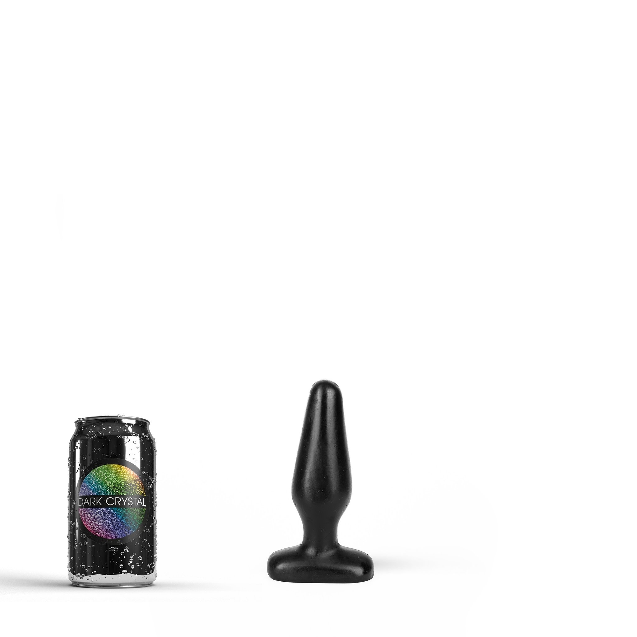 Black Butt Plug 13.5 cm | Flexible & Waterproof - Dark Crystal