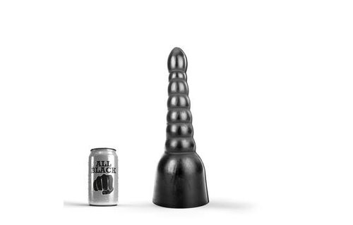 Anal-Dildo 34 cm – Großer realistischer Dildo Schwarz/Rot/Blau