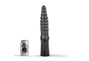 Anal Dildo 35 cm – Ribbed, Large & Stimulating Black