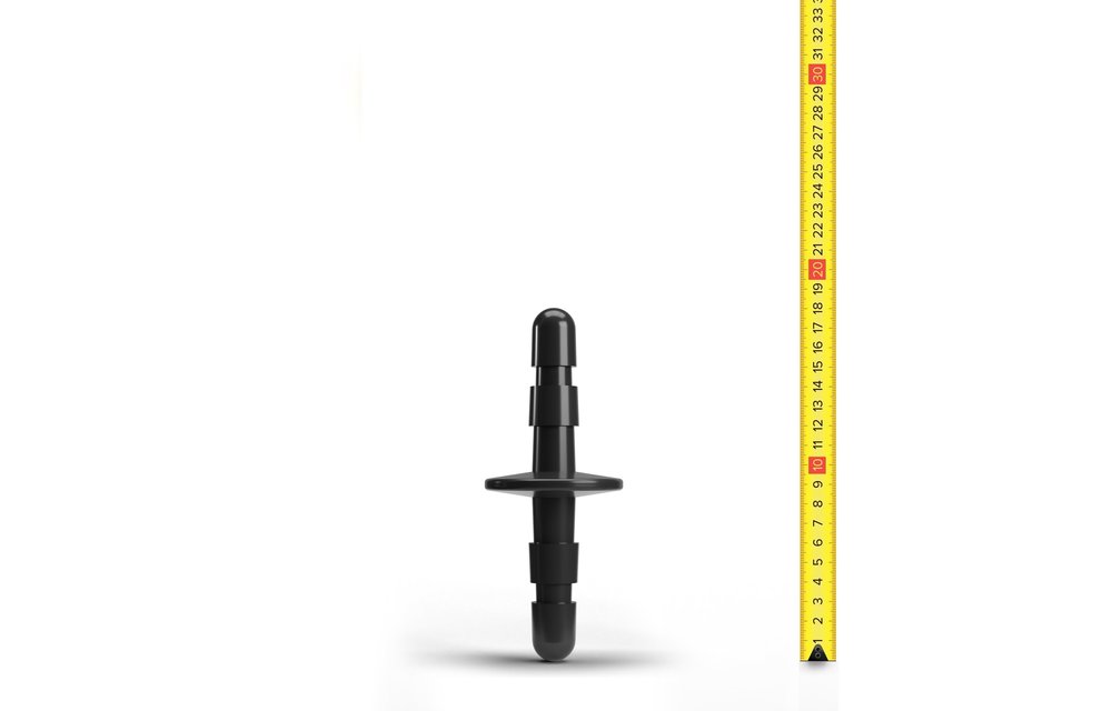 Dubbel inzetstuk / Dubbele plug zwart