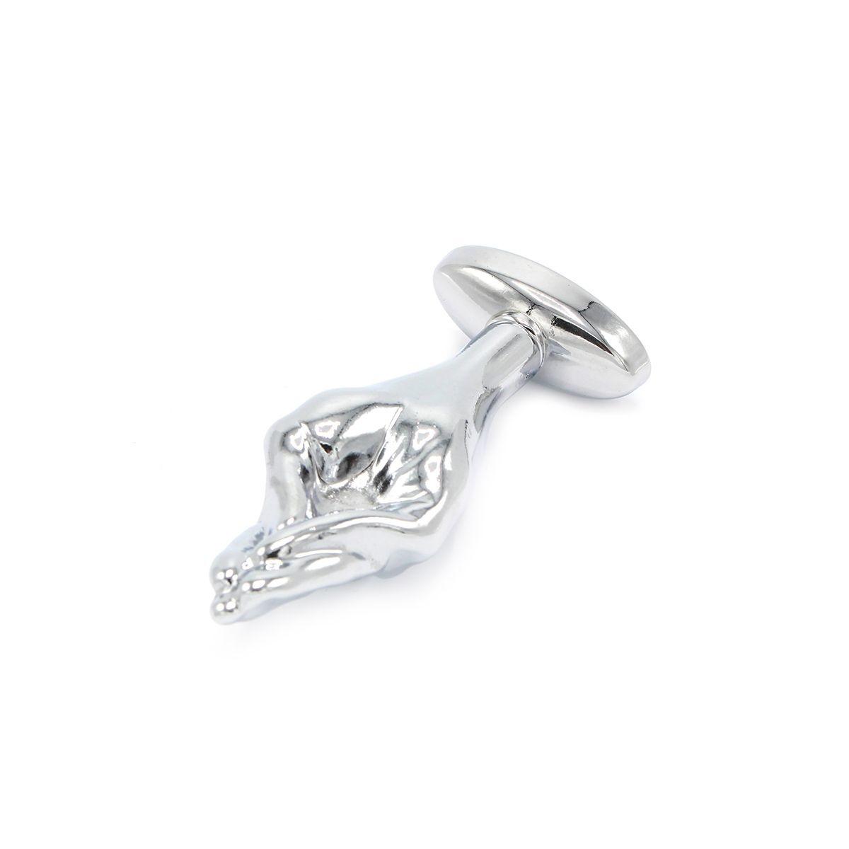 Butt Plug Blue Gemstone 7.2-9.2 cm | Steel & Elegant