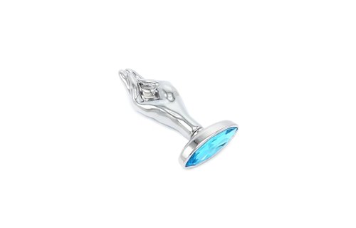 Fist Buttplug Blue Gem
