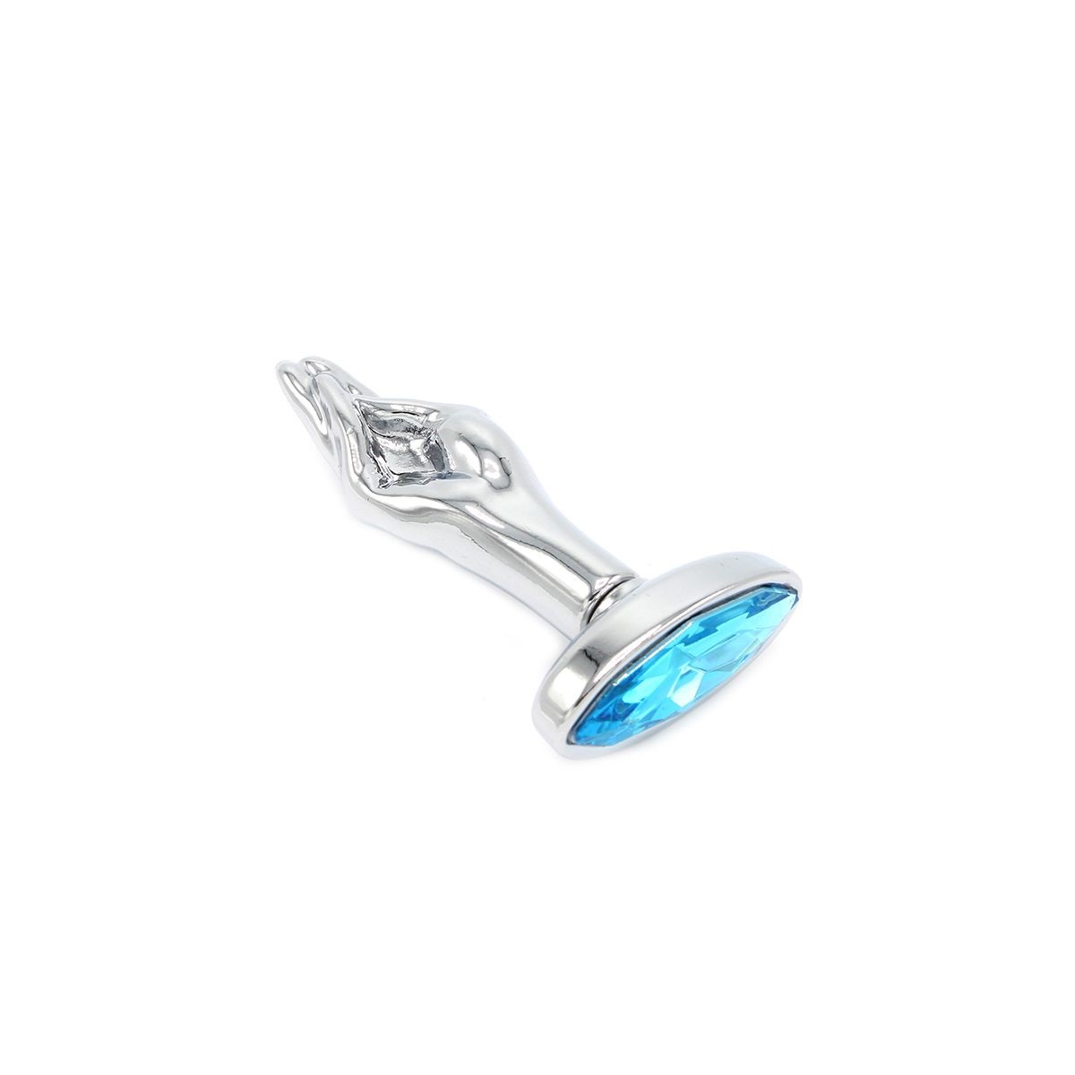 Fist Buttplug Blue Gem