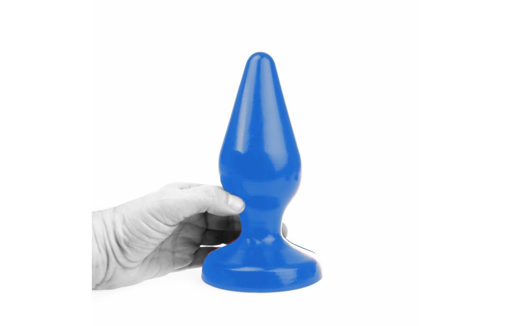 Buttplug Klassieke Plug Blauw 10.5-13.5-15.5-18.5-20-24 cm